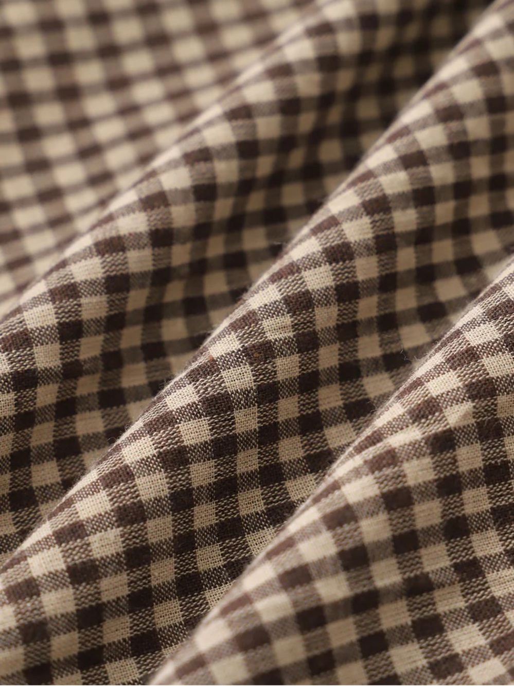 Rihoas NWT Brown Plaid Button Down Pleated Midi Dress S - Picture 12 of 14